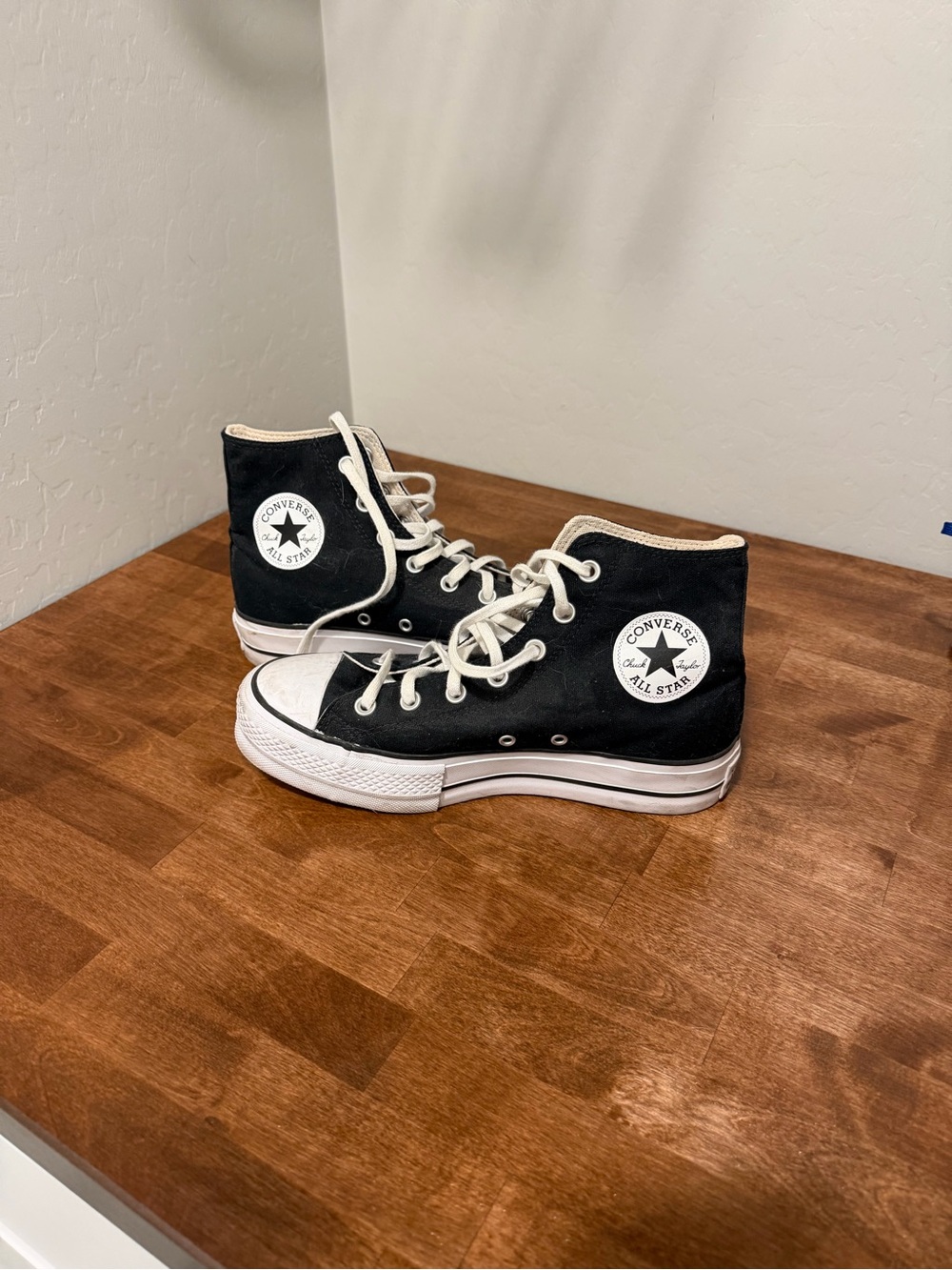 Converse Women’s Chuck Taylor All Star High Top Sneakers - Black platform